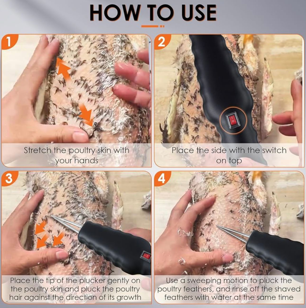 Electric Chicken Feather Remover Machine