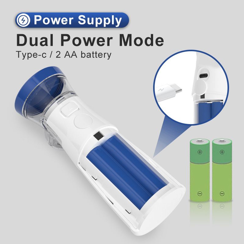 Portable Mesh Nebulizer Machine – Handheld Ultrasonic Inhaler for Kids & Adults