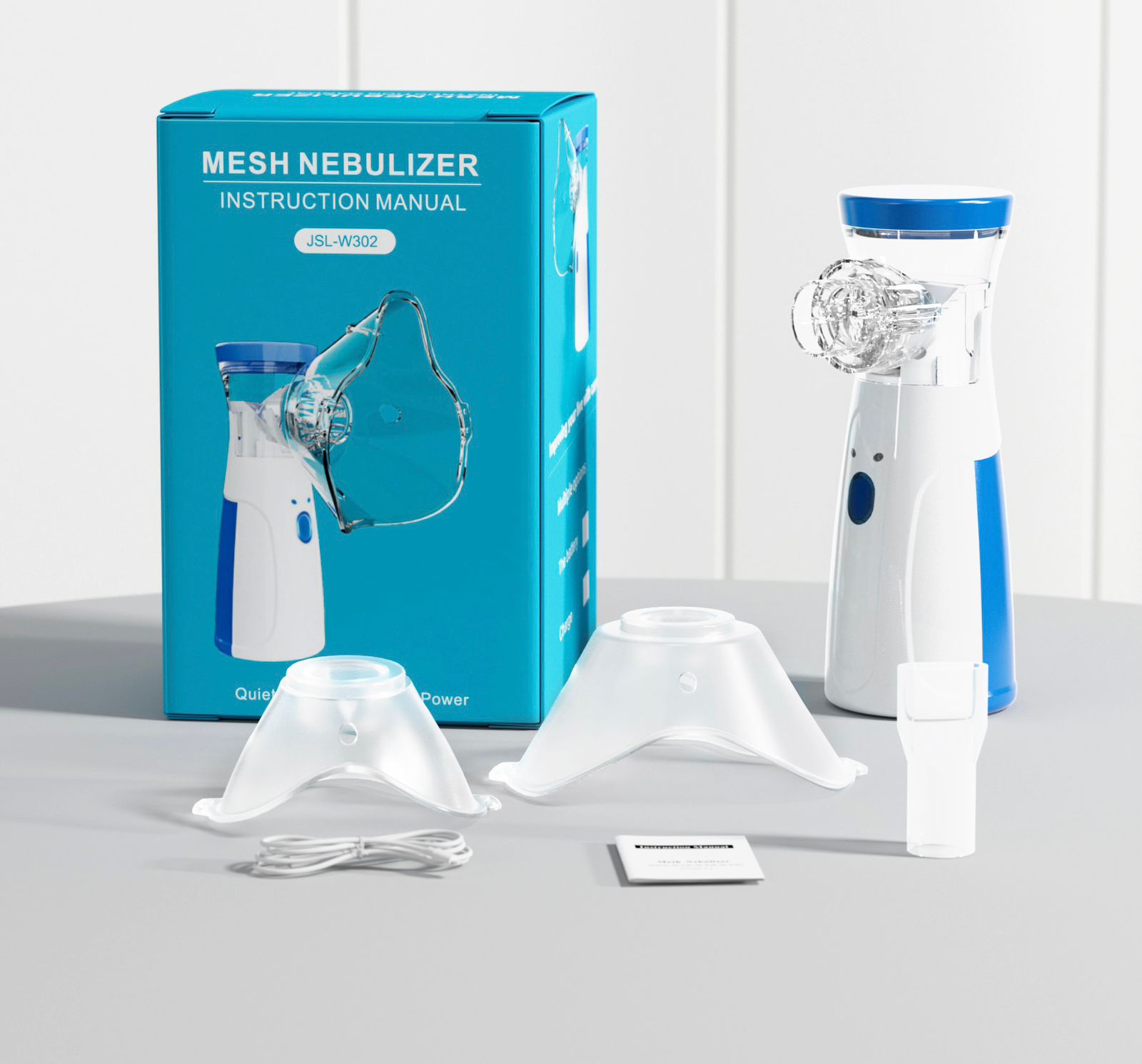 Portable Mesh Nebulizer Machine – Handheld Ultrasonic Inhaler for Kids & Adults
