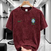 ACID WASH DROP SHOULDER T-SHIRT