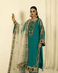 Embroidery Three Piece