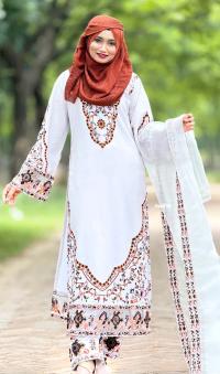 Embroidery Three Piece