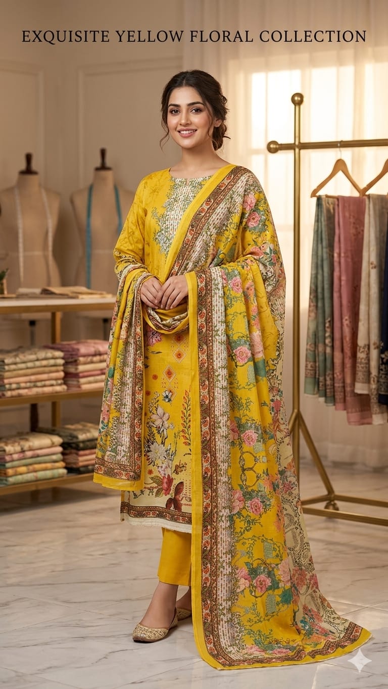 Pakistani Zam Zam Three Piece Unstitch