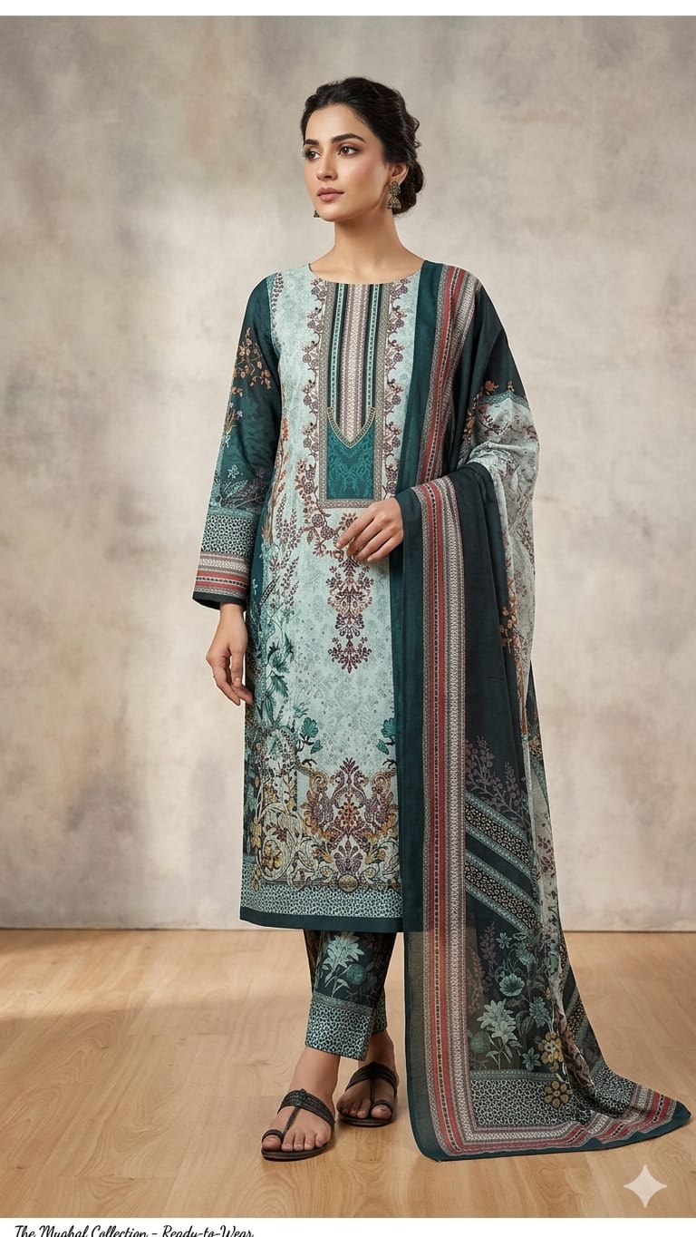 Pakistani Zam Zam Three Piece Unstitch