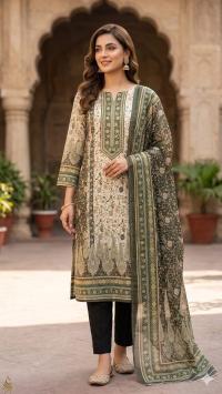 Pakistani Zam Zam Three Piece Unstitch