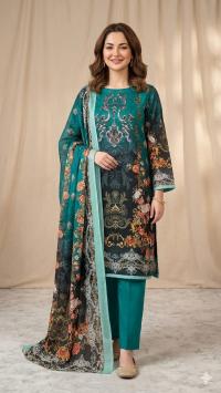 Pakistani Zam Zam Three Piece Unstitch