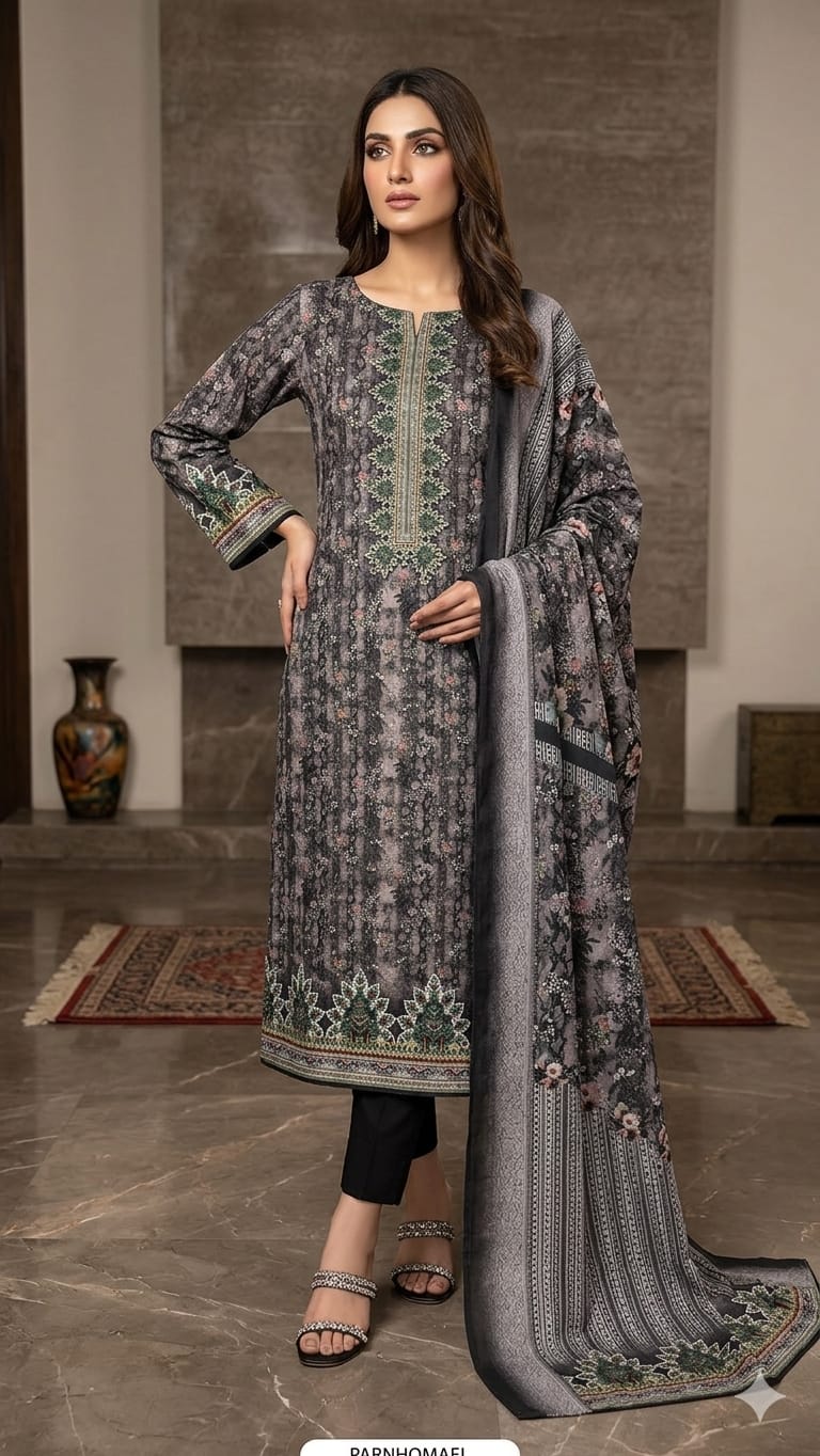 Pakistani Zam Zam Three Piece Unstitch