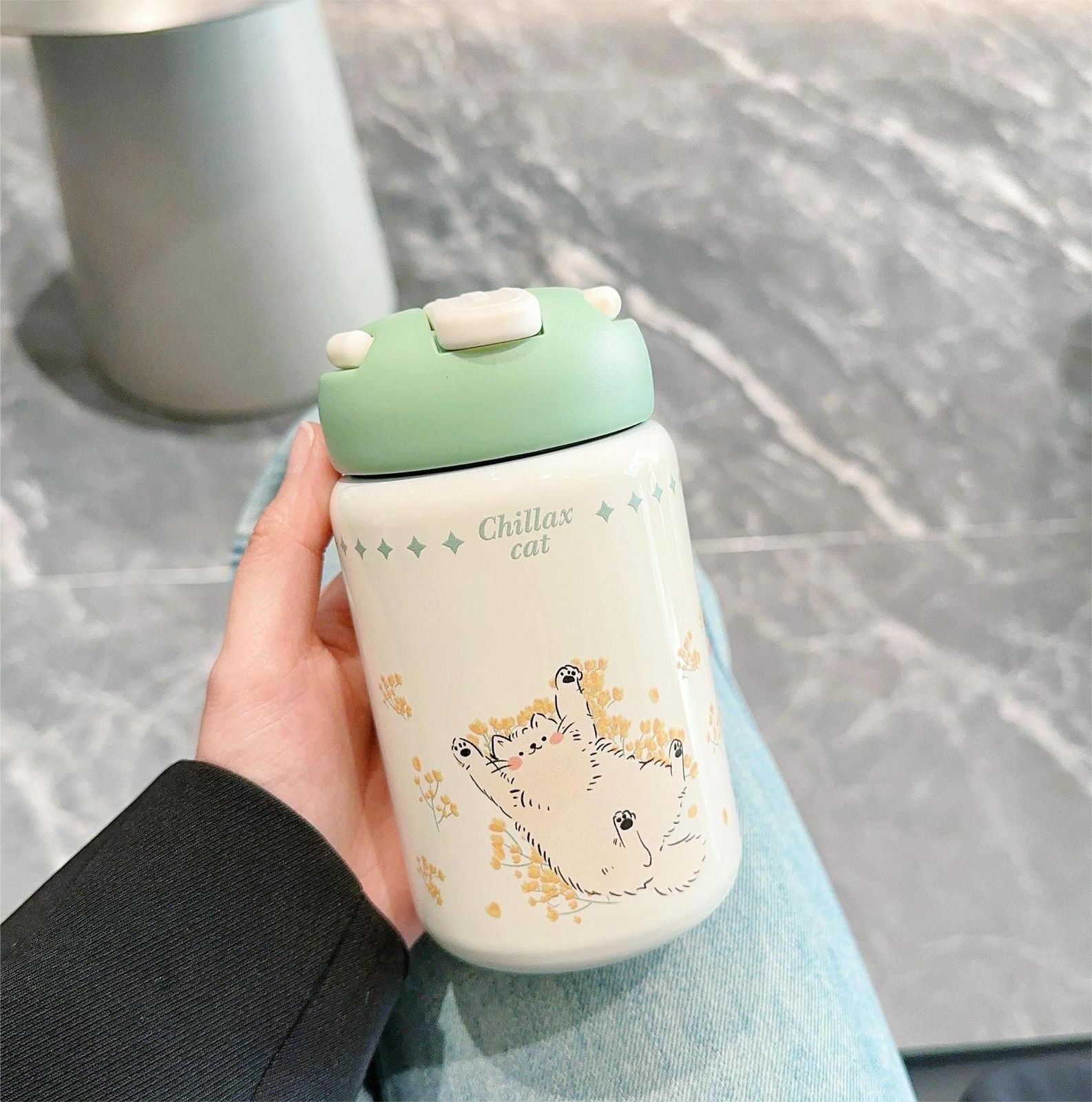 Cute Kawaii Insulated Water Bottle।