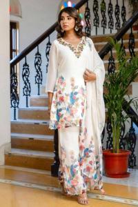Georgette Western Three Piece