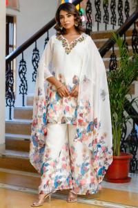 Georgette Western Three Piece