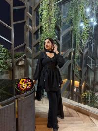 Georgette Sequence Three Piece