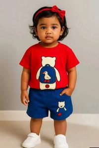 Kids Cotton TShirt and Pant Set