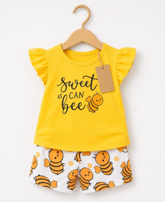 Kids Cotton TShirt and Pant Set