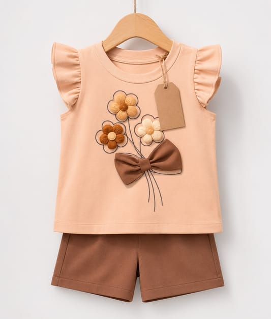 Kids Cotton TShirt and Pant Set