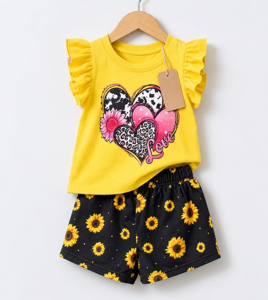 Kids Cotton TShirt and Pant Set