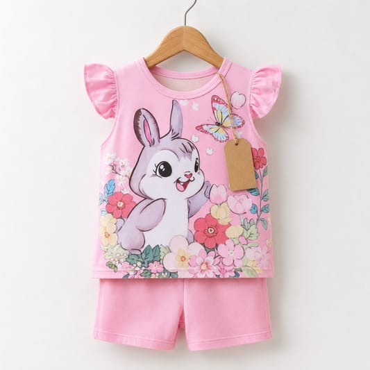Kids Cotton TShirt and Pant Set