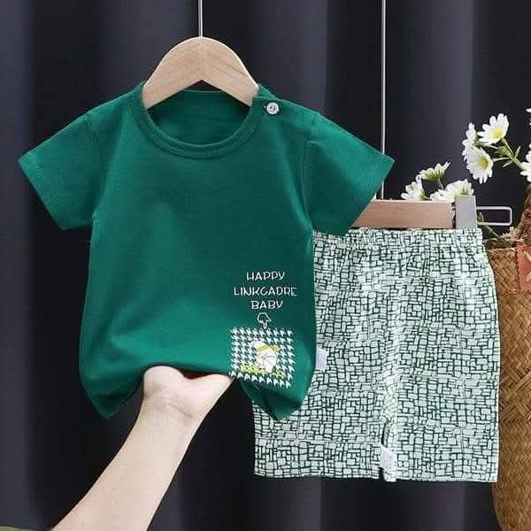 Kids Cotton TShirt and Pant Set