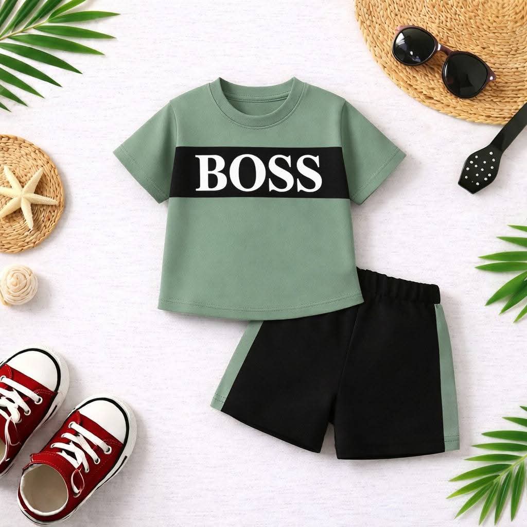 Kids Cotton TShirt and Pant Set