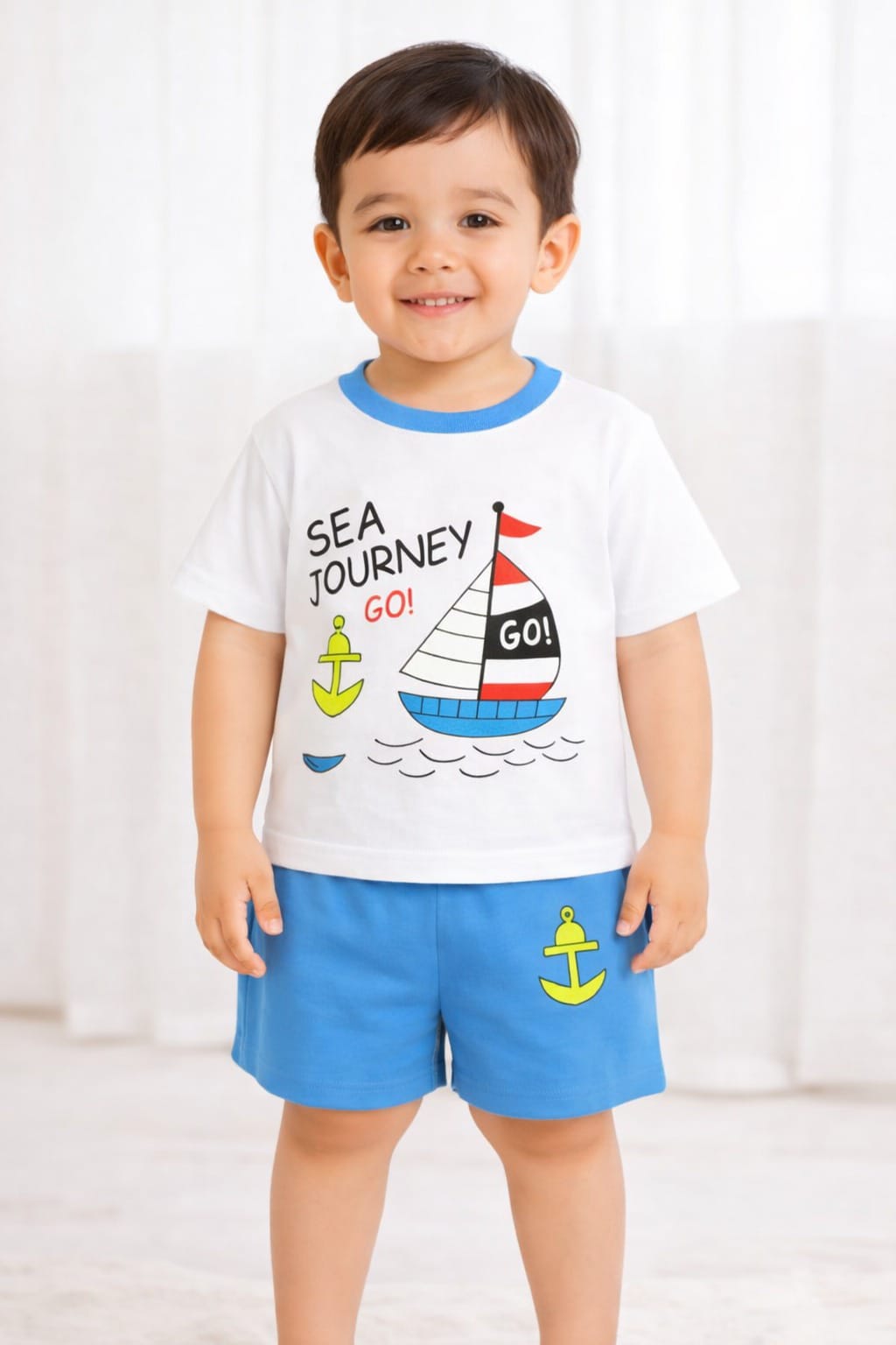 Kids Cotton TShirt and Pant Set