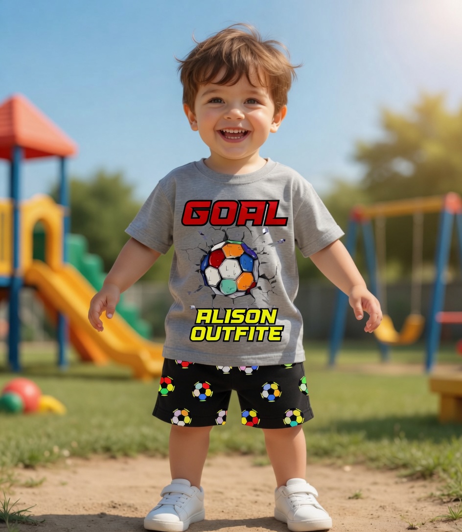 Kids Cotton TShirt and Pant Set