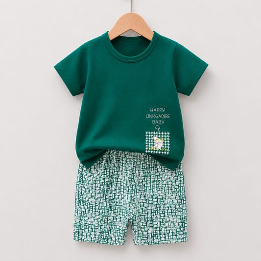 Kids Cotton TShirt and Pant Set