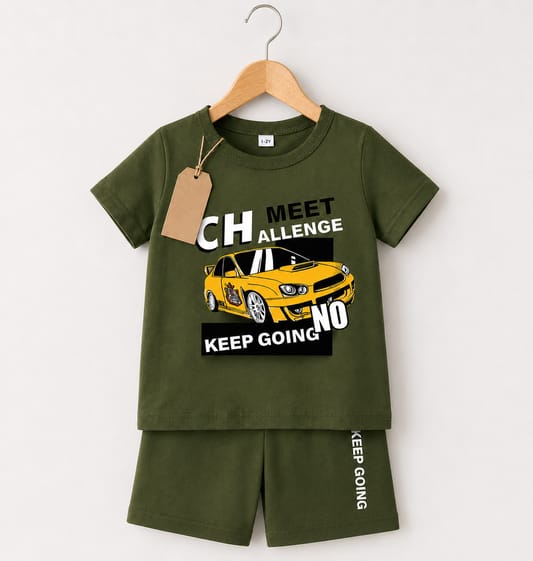 Kids Cotton TShirt and Pant Set