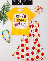 Kids Cotton TShirt and Long Pant Set