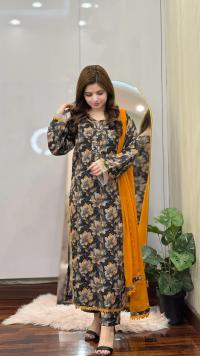 Cotton Readymade Three Piece