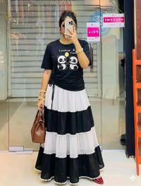 Skirt and Tshirt Set