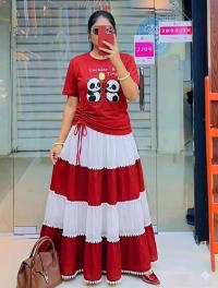 Skirt and Tshirt Set