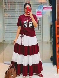 Skirt and Tshirt Set