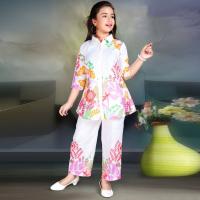 Baby 3D Digital Print Linen Dress
