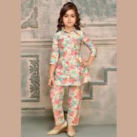 Baby 3D Digital Print Linen Dress