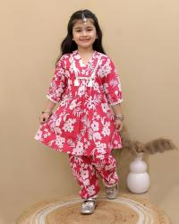 Baby 3D Digital Print Linen Dress