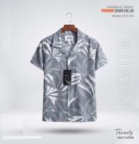 Premium Short Sleeve Cuban Collar Shirt
