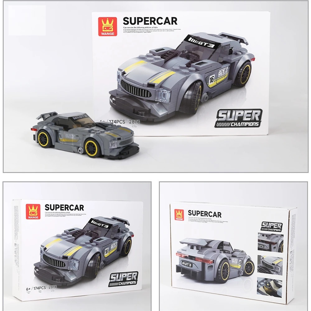 Racing Car Building Educational Block Set Lego Toy Model-2870