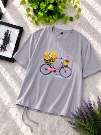 Stylish Ladies Drop Shoulder Tshirt