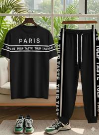 Drop Shoulder Mash T-Shirt and Trouser Combo