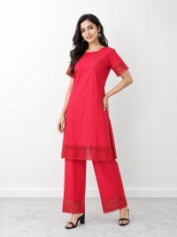 Ladies Long Tshirt and Pant Set