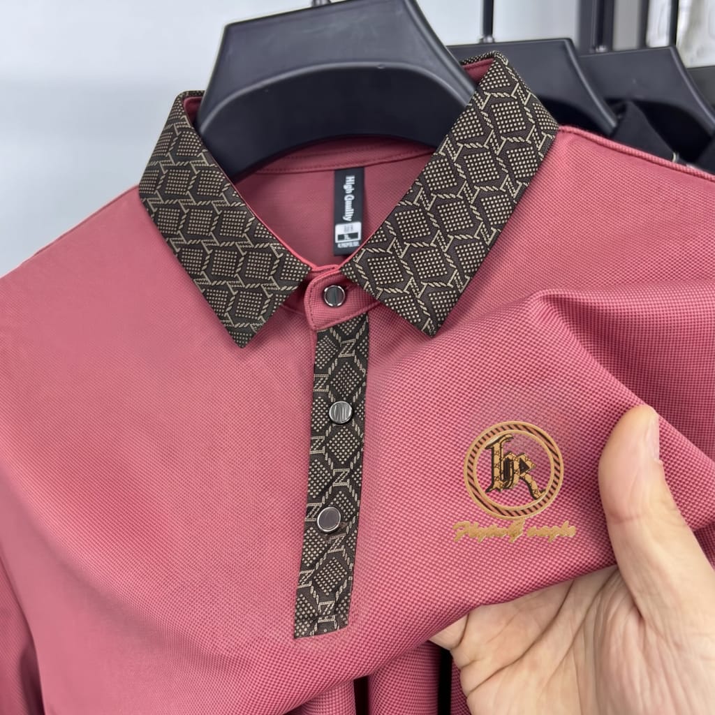 Premium Polo Shirt with China Sticker