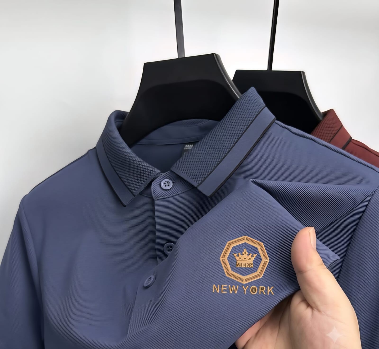 Premium Polo Shirt with China Sticker