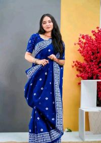 Half Silk Screen Print Saree