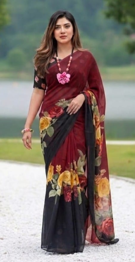 Rongdhonu Georgette saree