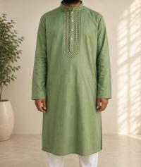 Premium Cotton Embroidery Panjabi