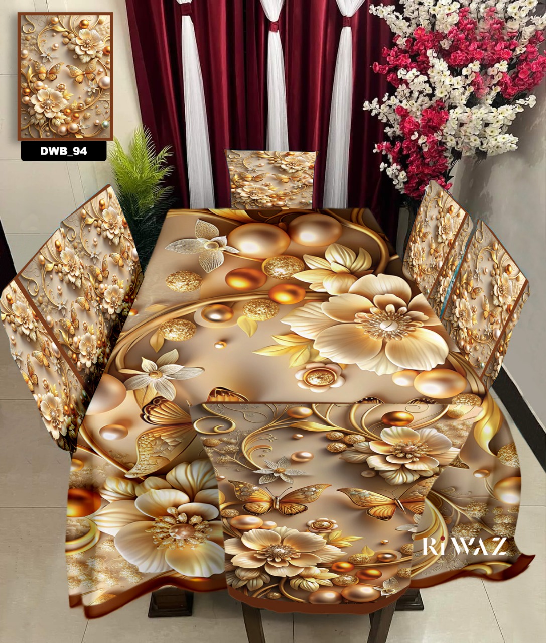 Original 3D Printed Dining Chair Table Cover
