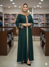 Sneha Embroidery Borka with Hijab