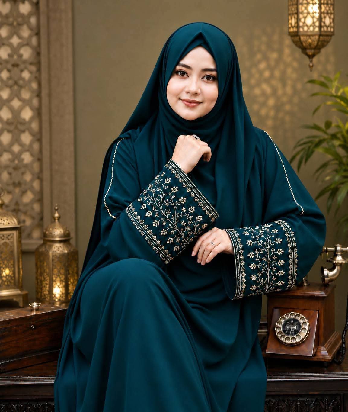 Anzar Embroidery Borka (Only Borka)