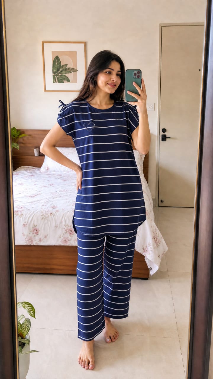 Cotton Tshirt and Pant Set