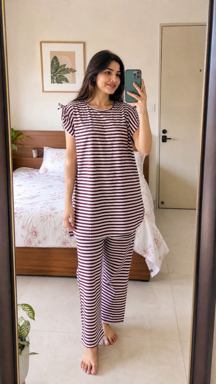 Cotton Tshirt and Pant Set