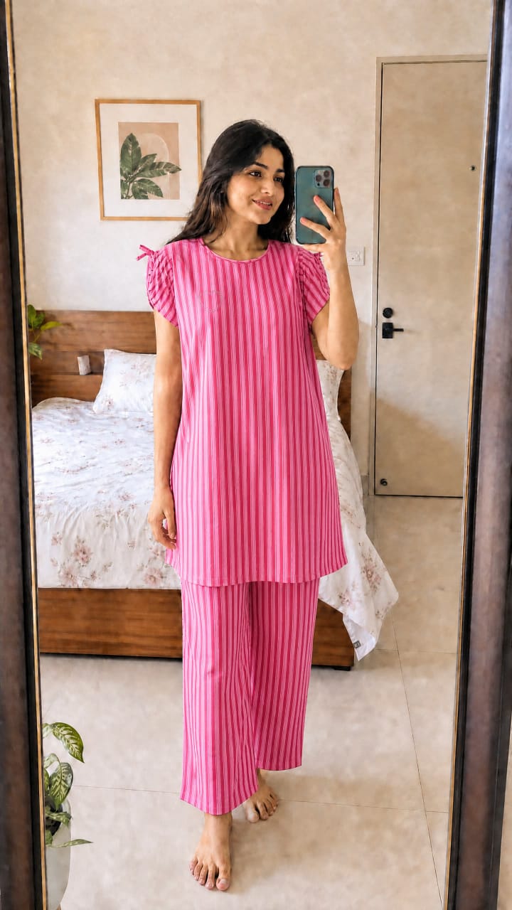 Cotton Tshirt and Pant Set
